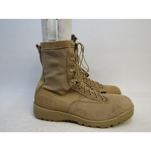 EUC Belleville Mens Sz 13.5 R Tan Suede Gore-Tex Combat Tactical Military Boots main image 10